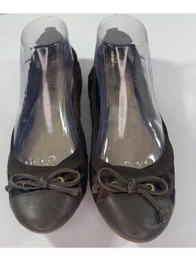 Sperry Leopard women 9 Print Leather Ballet Flats Chic Comfort Everyday Elegance